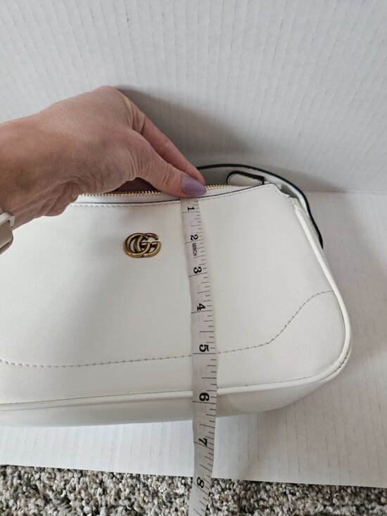 Soft White and Gold Shoulder bag